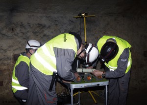Installation d'une sonde de localisation sur le robot Endurance
