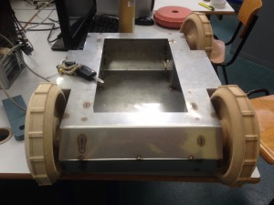 Châssis du robot Hades vu de profil