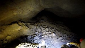 Robot Magellan en intervention dans une grotte