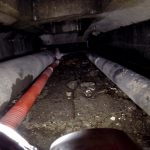 Inspection vidéo de conduites de gaz dans un caniveau