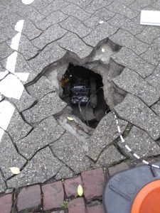 robot Endurance sous pavé